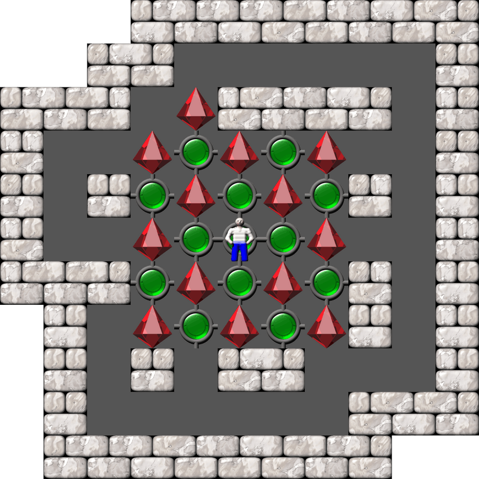 Sokoban Chrysalis Variations 01 level 33